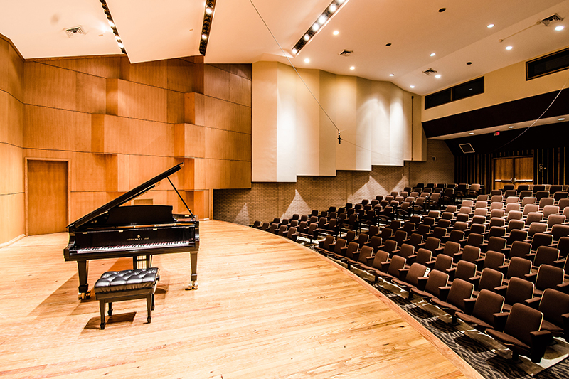 photo of the recital hall