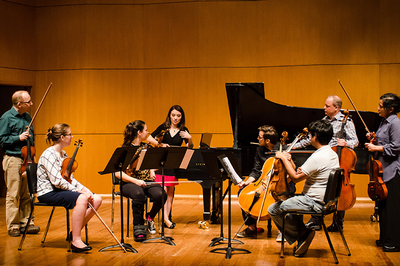 chamber music rehearsal