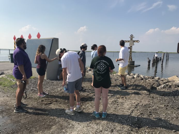 Undergrads Doing Field Research Near Water